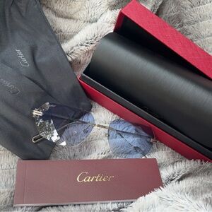 Cartier blue lens sunnies